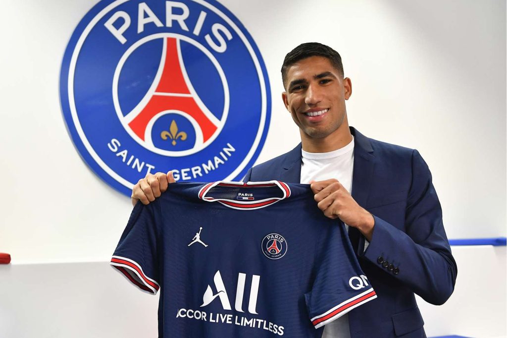 Achraf Hakimi - Dok-Foto. en.psg.fr