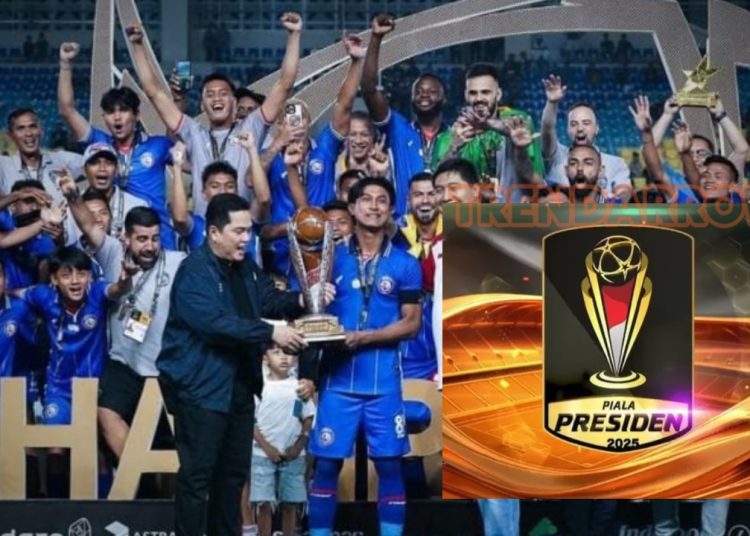 Arema Incar Gelar Kelima di Piala Presiden