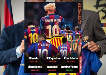 Lamine Yamal Resmi Pakai Nomor 10, Simbol Era Baru Barca