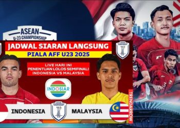 Live Streaming Indonesia vs Malaysia U-23 di HP Hari Ini
