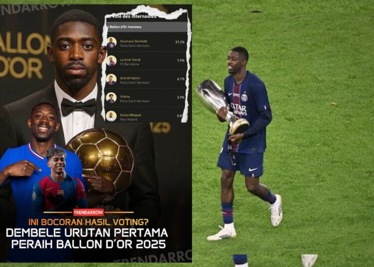 Dembele Unggulan Utama Ballon d’Or 2025 Bersama PSG