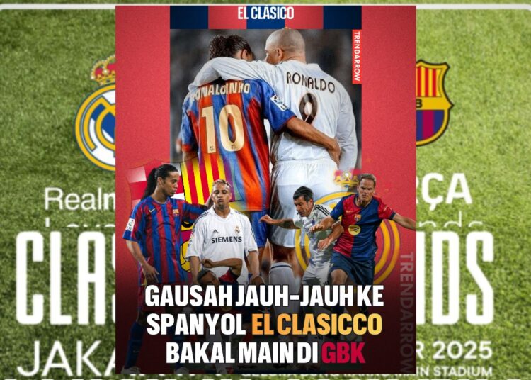 El Clasico Legends Digelar di GBK Jakarta, 27 September 2025