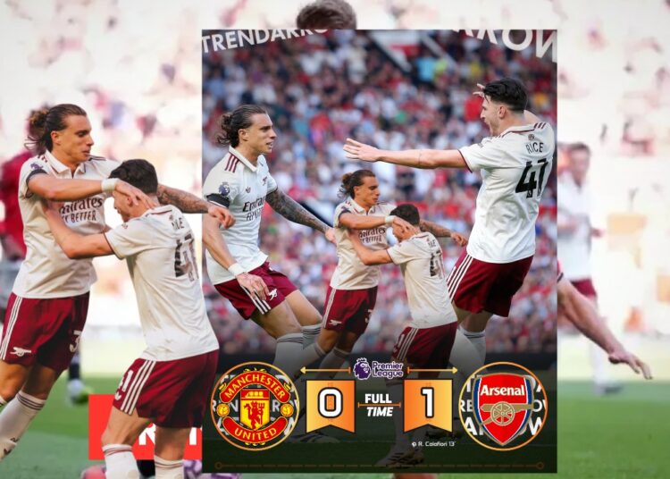 Manchester United Kalah 0-1, Arsenal Curi Poin di Old Trafford