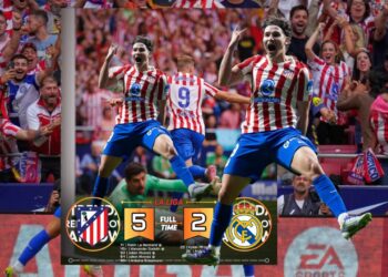 Atletico Hantam Real Madrid 5-2 Derby Madrid