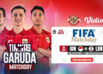 Jadwal & Link Live Streaming Indonesia vs Lebanon 8 Sept