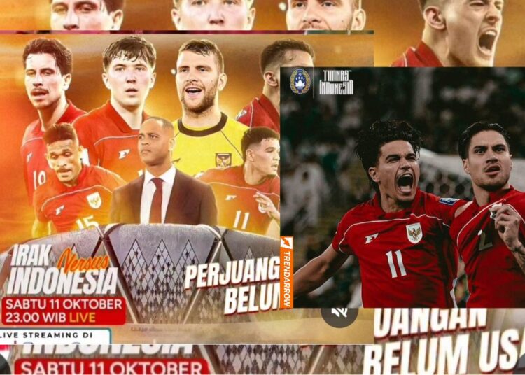 Live Streaming Indonesia vs Irak Jadwal & Cara Nonton
