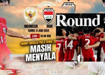 Timnas Indonesia vs Irak Jadwal, Siaran, dan Prediksi
