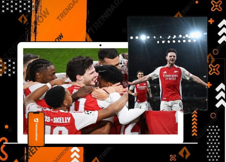 Declan Rice Bersinar dan Jadi Penentu Kemenangan Arsenal