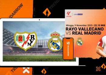 Live Streaming Rayo Vallecano vs Real Madrid di La Liga 2025