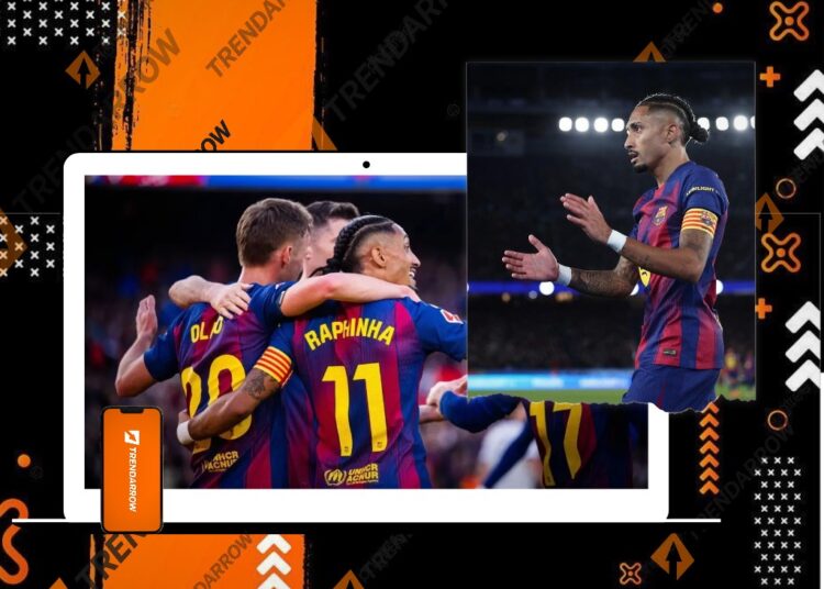Raphinha Bersinar dan Jadi Kunci Kemenangan Barcelona