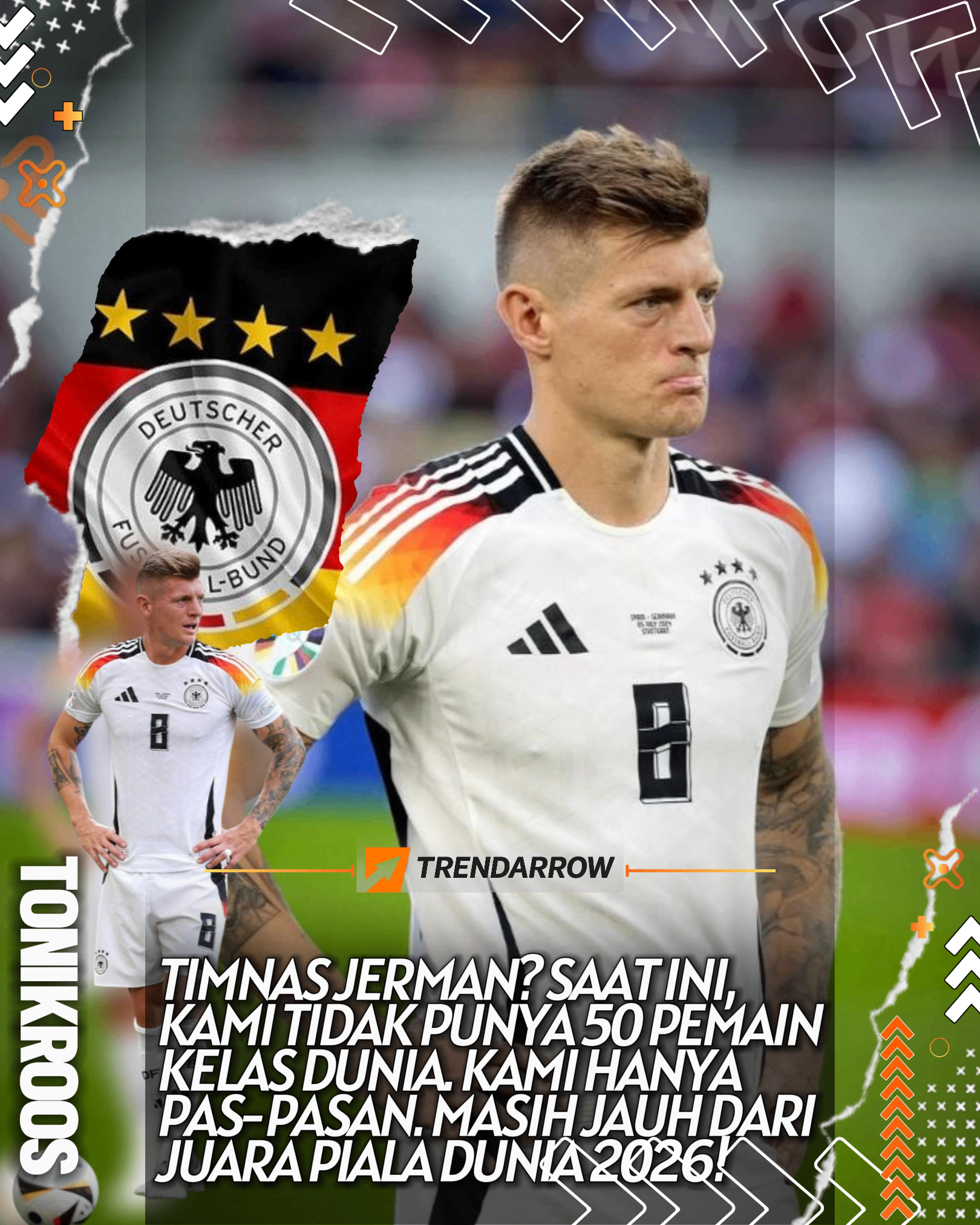 Trendarrow.com Toni Kroos kembali menyentil kondisi Timnas Jerman