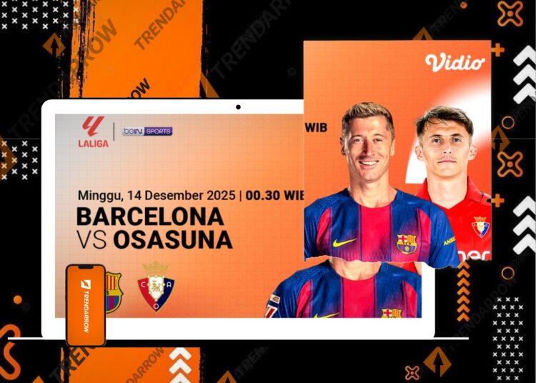 Link Streaming Barcelona vs Osasuna 14 Desember 2025