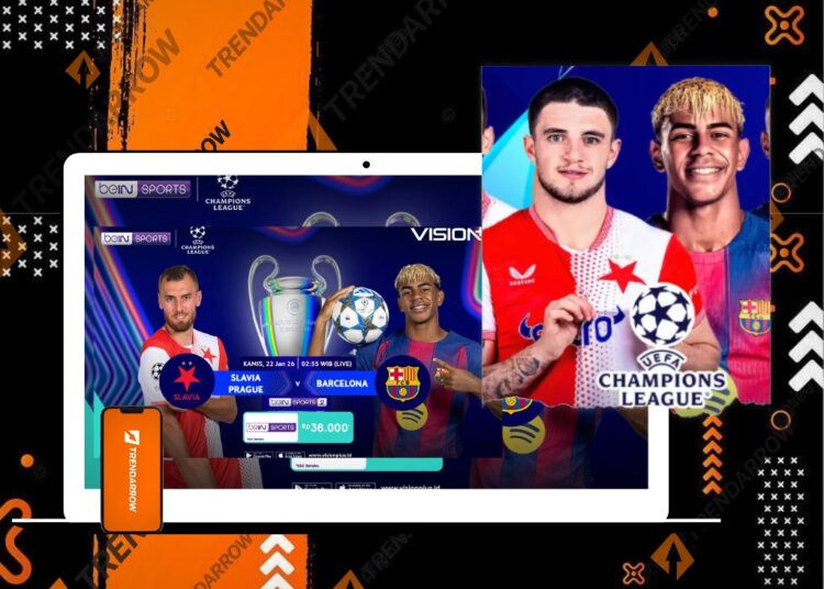 Live Streaming Slavia Praha vs Barcelona Liga Champions