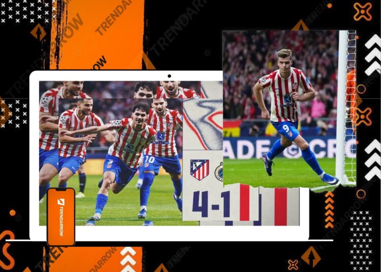 Atletico Lolos 16 Besar UCL, Sorloth Cetak Hattrick