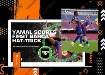 Barcelona 4-1 Villarreal Hattrick Yamal!