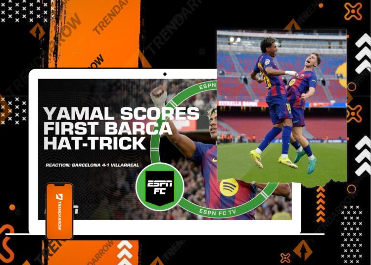 Barcelona 4-1 Villarreal Hattrick Yamal!