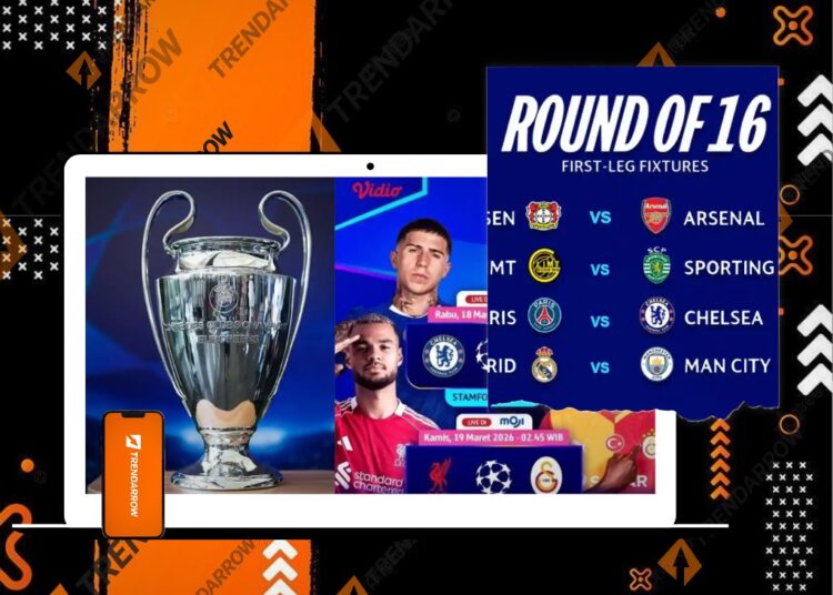 Jadwal Liga Champions 18–19 Maret 2026 Live di MOJI