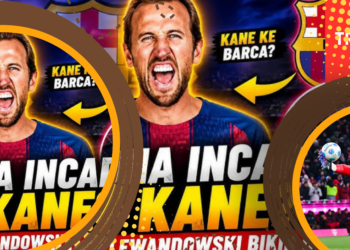 Barcelona Incar Harry Kane Pengganti Lewandowski