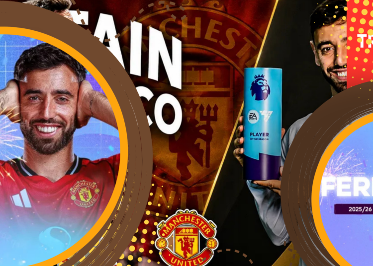 Bruno Fernandes Raih Pemain Terbaik Premier League