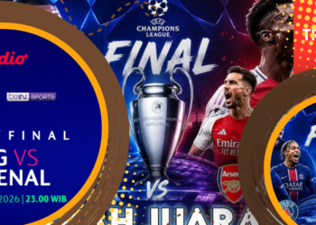 Cara Nonton PSG vs Arsenal di Final Liga Champions