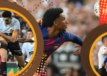 Guido Rodriguez Jadi Bintang Valencia vs Barcelona