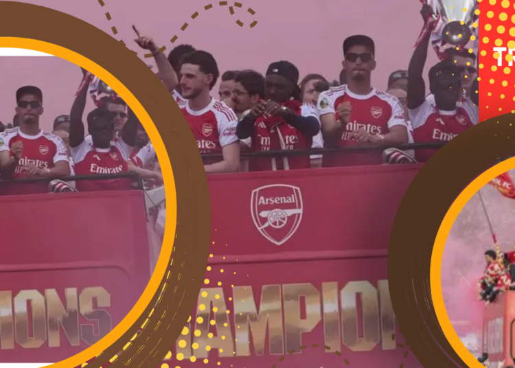 Arsenal Rayakan Gelar Liga Inggris di Hadapan 500 Ribu Fans