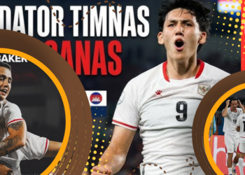 Indonesia Hajar Kamboja 5-1, Baker Cetak Hattrick