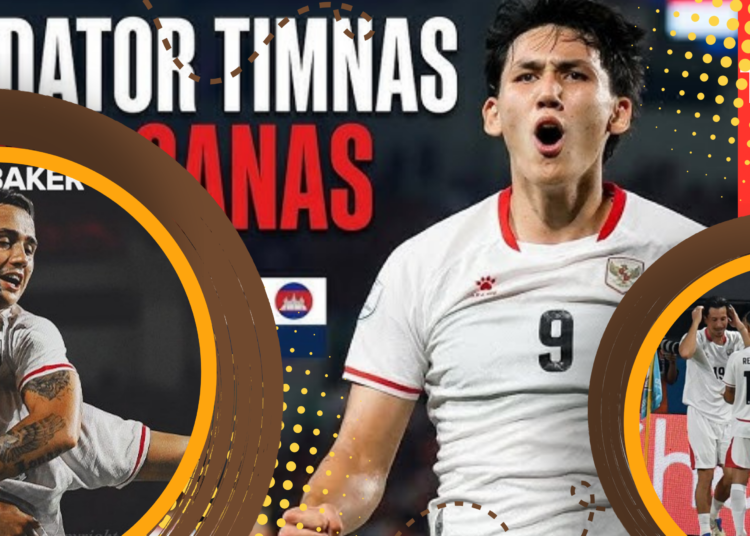 Indonesia Hajar Kamboja 5-1, Baker Cetak Hattrick