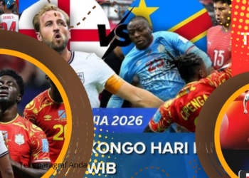 Inggris vs RD Kongo Jadwal dan Link Streaming Resmi