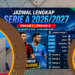 Jadwal Serie A 20262027 Laga dan Hasil Terbaru