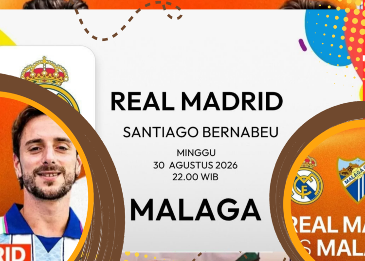 Link Live Streaming Real Madrid vs Malaga 30 Agustus