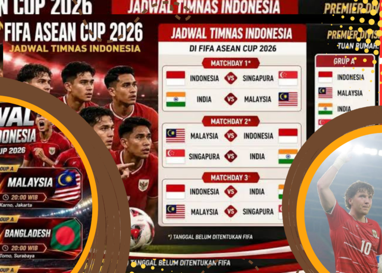 Jadwal Timnas Indonesia di FIFA ASEAN Cup 2026