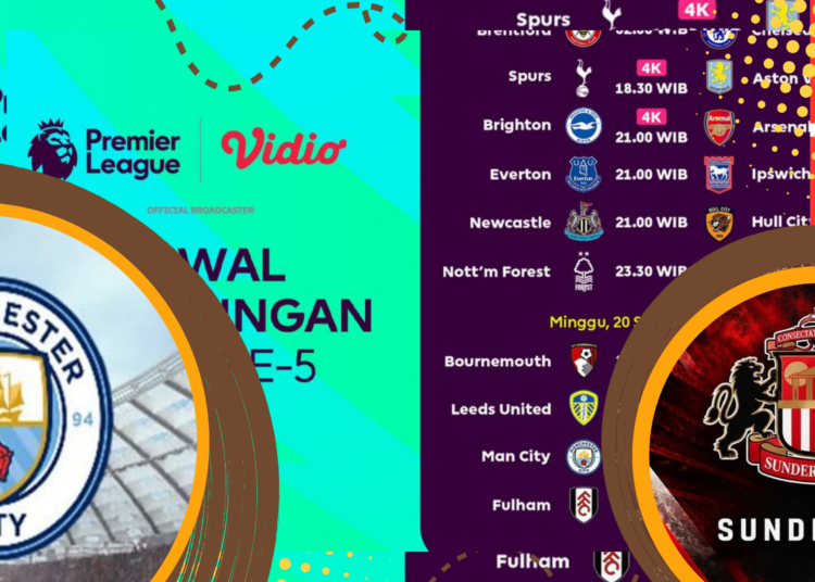 Prediksi Man City vs Sunderland di Liga Inggris 2026-27
